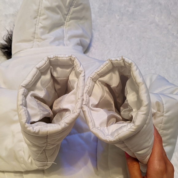 Kc collections White winter kids coat - Picture 15 of 16